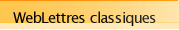 WebLettres classiques